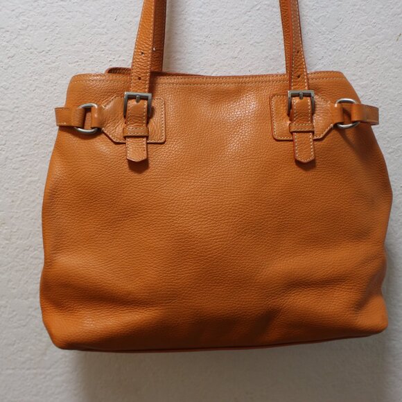 Prada Tote Bag Women's Leather Tote Bag Orange - Picture 2 of 10